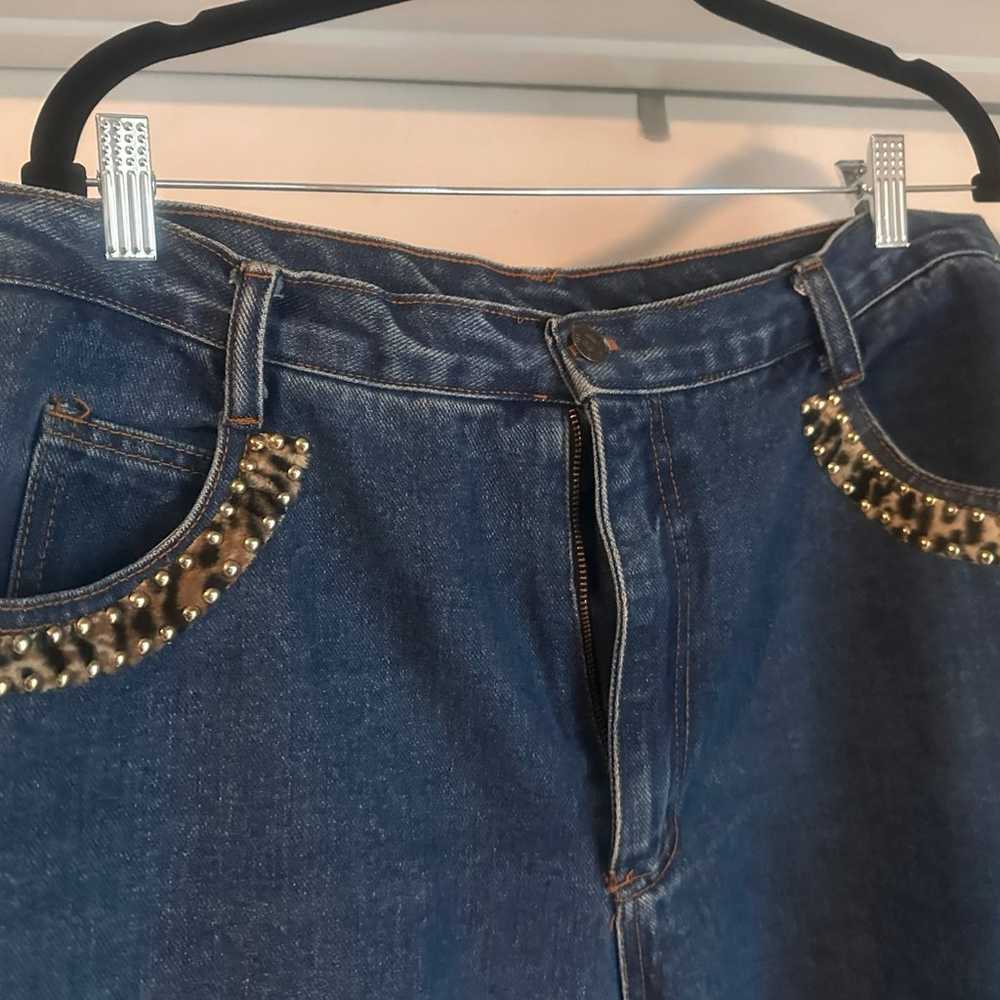 Marilyn Denim & Leopard Set (jeans & jacket) - image 5