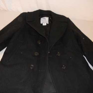 US NAVY PEA COAT AUTHORIZED UNIFORM JACKET 100% W… - image 1