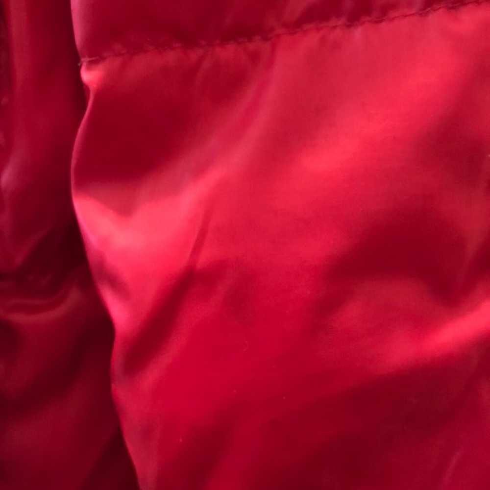 Ralph Lauren Lipstick Red Puffer Coat - image 8