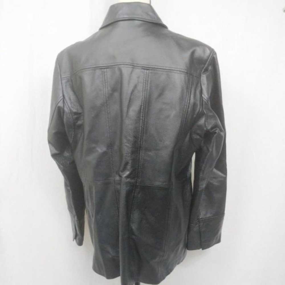 East 5th Genuine Leather Button Down Jacket XL - image 3