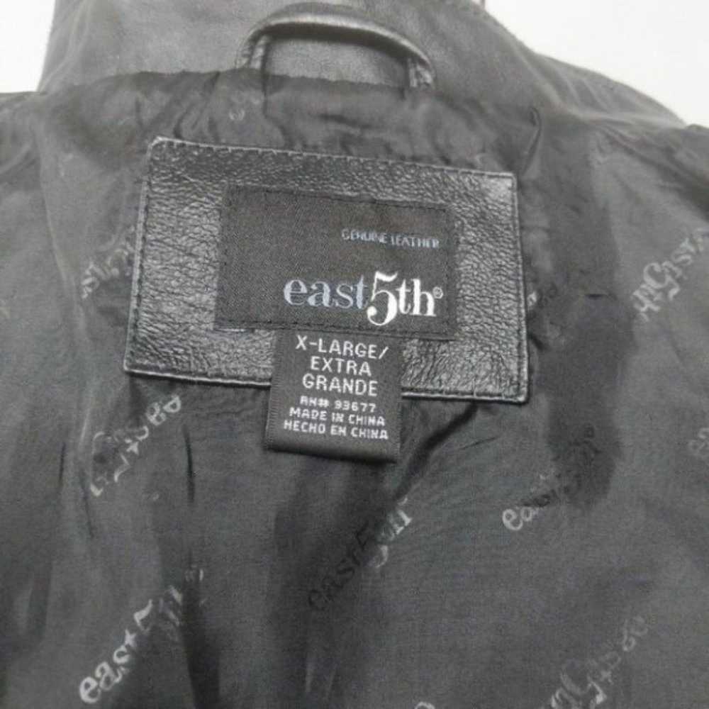 East 5th Genuine Leather Button Down Jacket XL - image 7