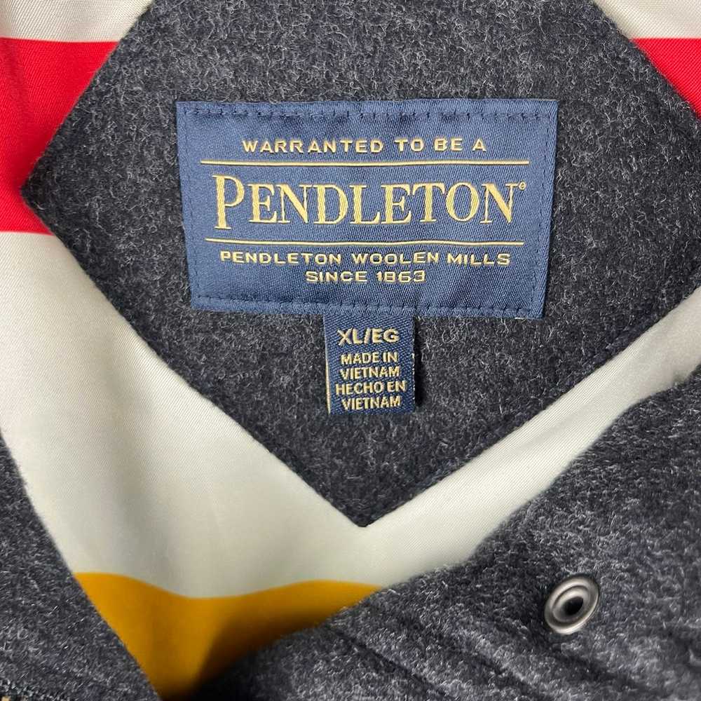 Pendleton Women’s Dark Gray Wool Zip-up Jacket Si… - image 2