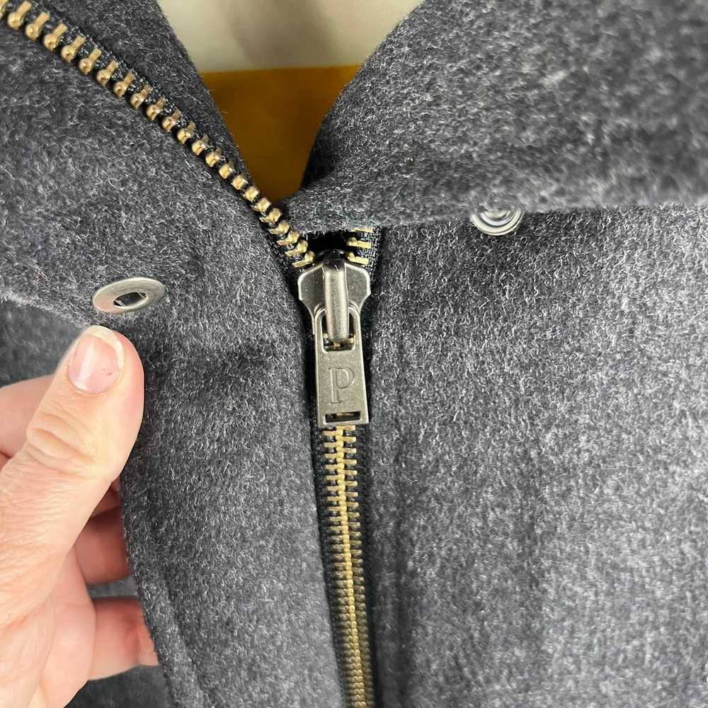 Pendleton Women’s Dark Gray Wool Zip-up Jacket Si… - image 3