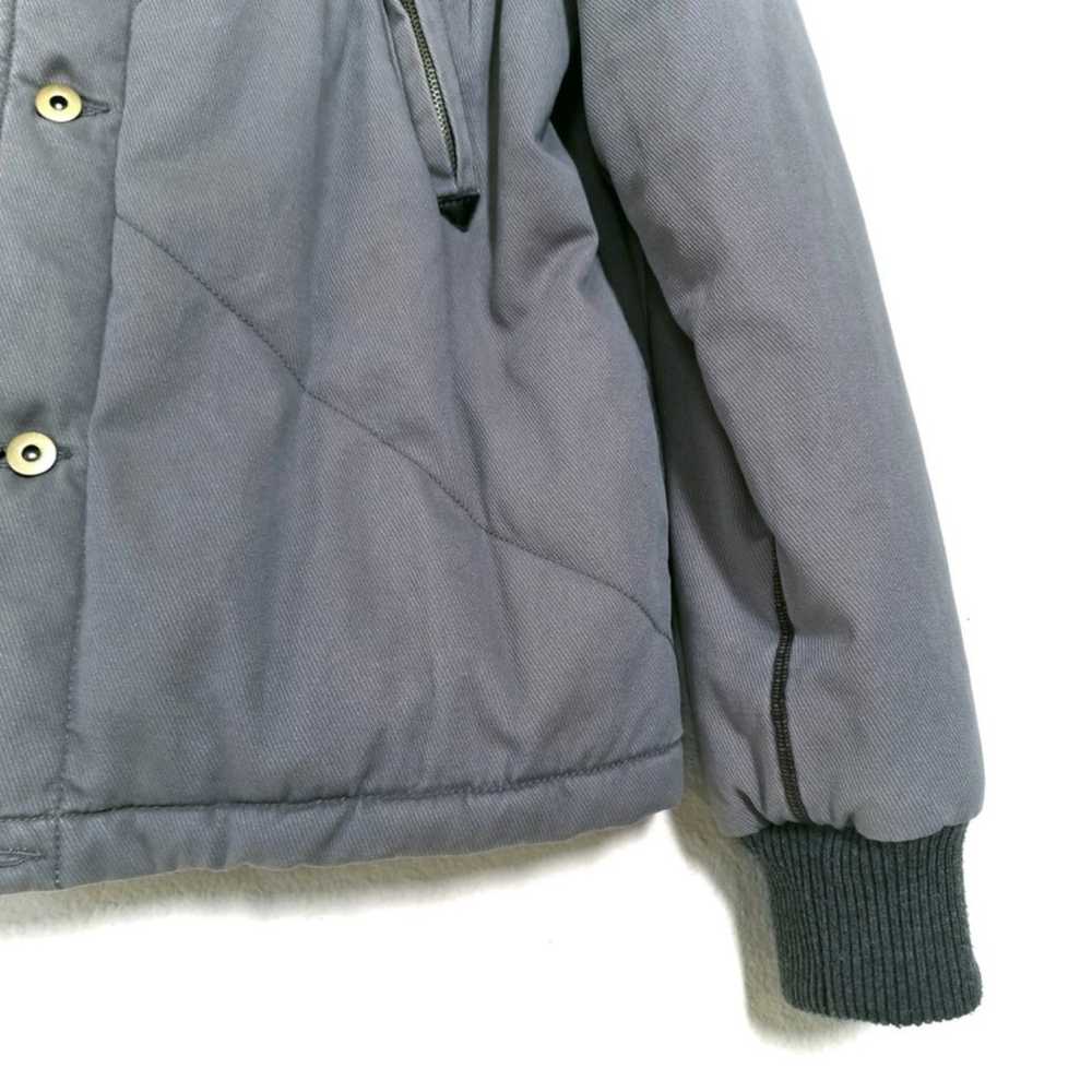 NSF Quilted Bomber Jacket in Gray XL - image 8