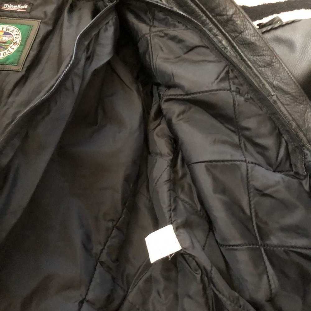Thinslate lined Leather Jacket vintage - image 12
