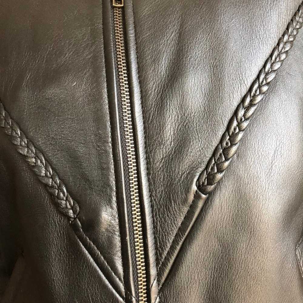 Thinslate lined Leather Jacket vintage - image 5