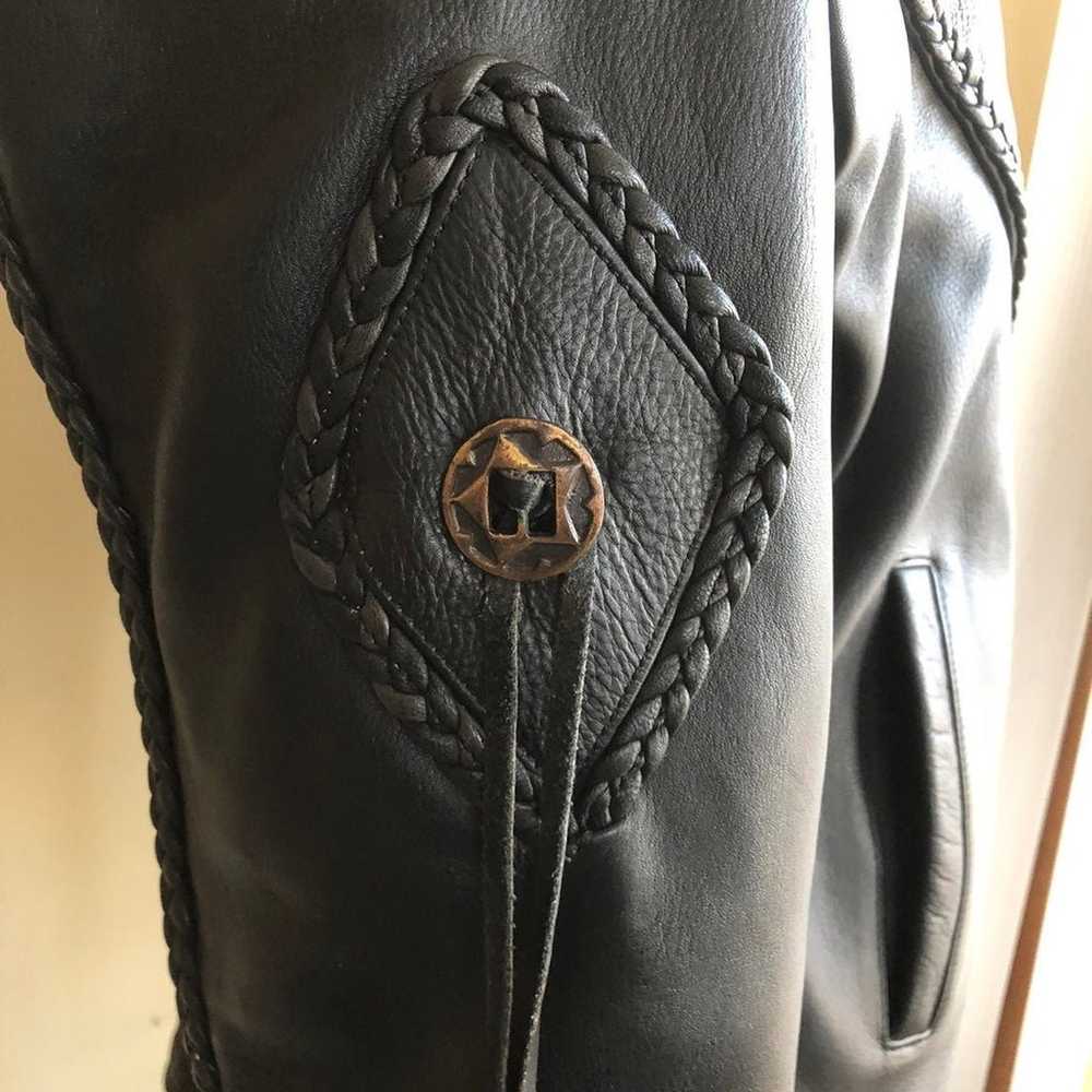 Thinslate lined Leather Jacket vintage - image 6