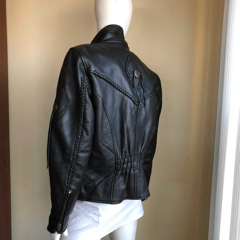 Thinslate lined Leather Jacket vintage - image 7