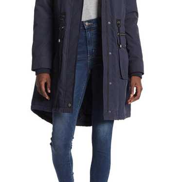 NWT - Lucky Brand Twill Hooded Parka with Faux Fu… - image 1