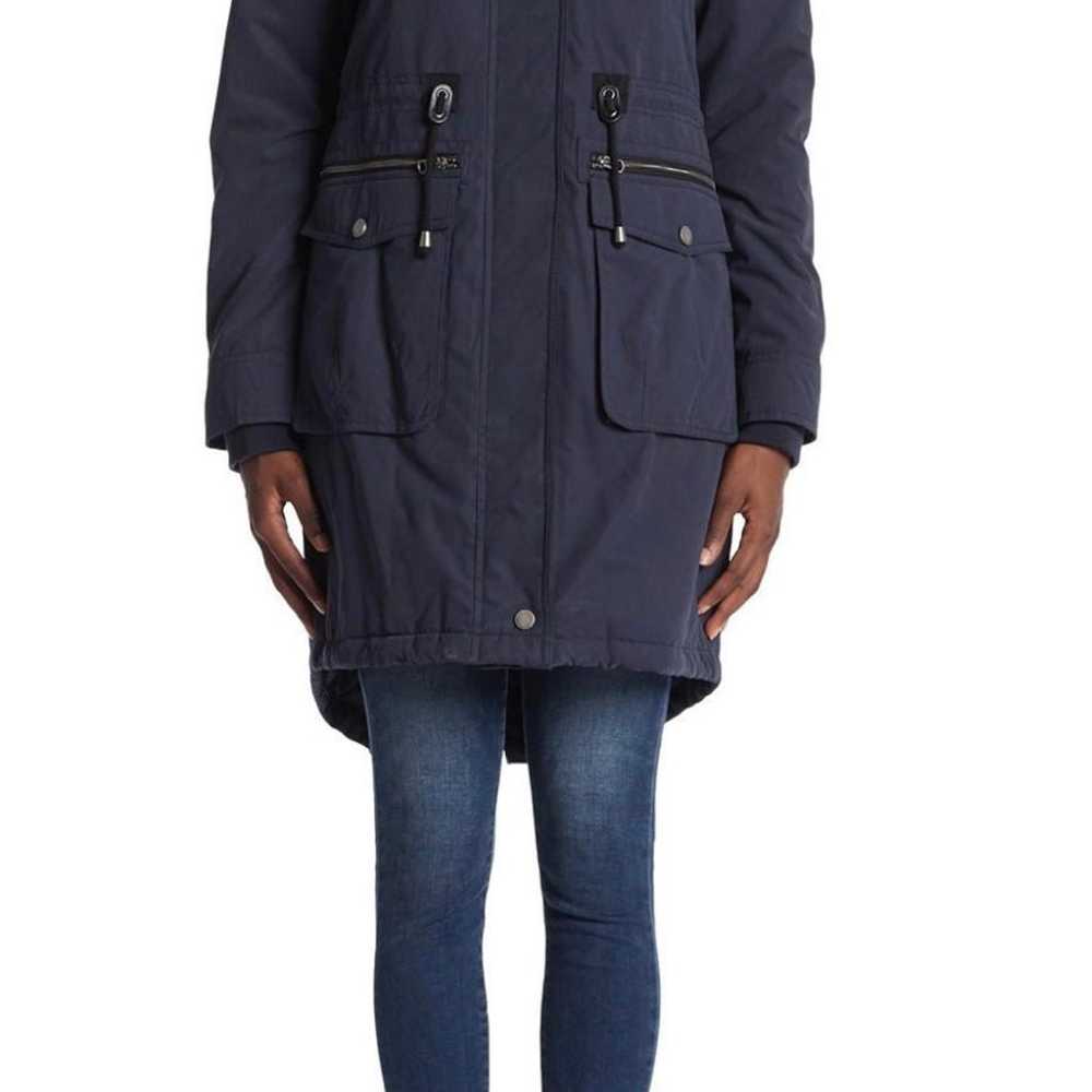 NWT - Lucky Brand Twill Hooded Parka with Faux Fu… - image 2