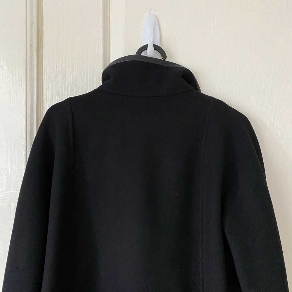 Madewell City Grid Black Wool Blend Full Zip Long… - image 9