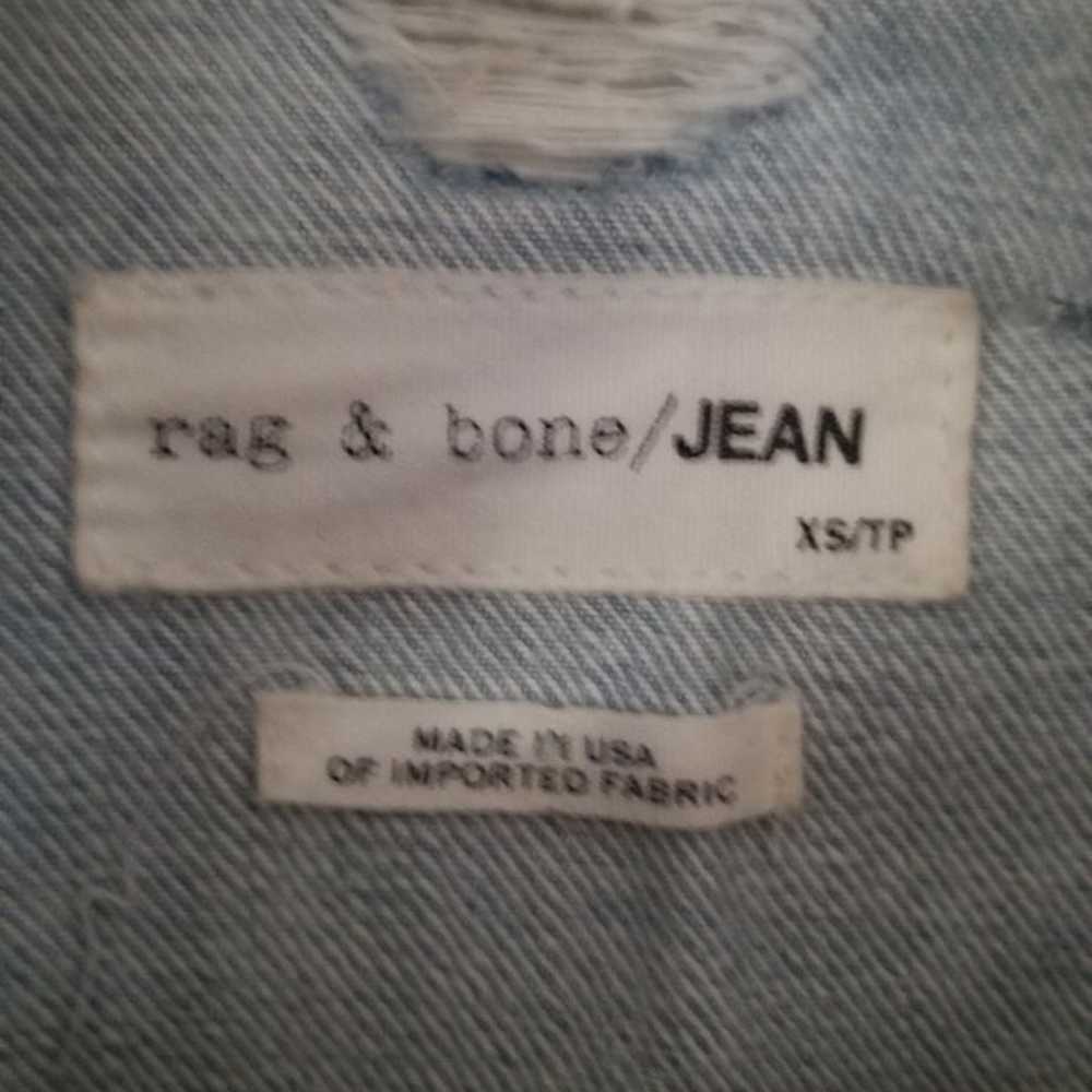RAG & BONE customized denim jean jacket - image 6