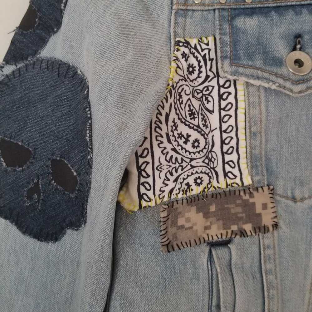 RAG & BONE customized denim jean jacket - image 7