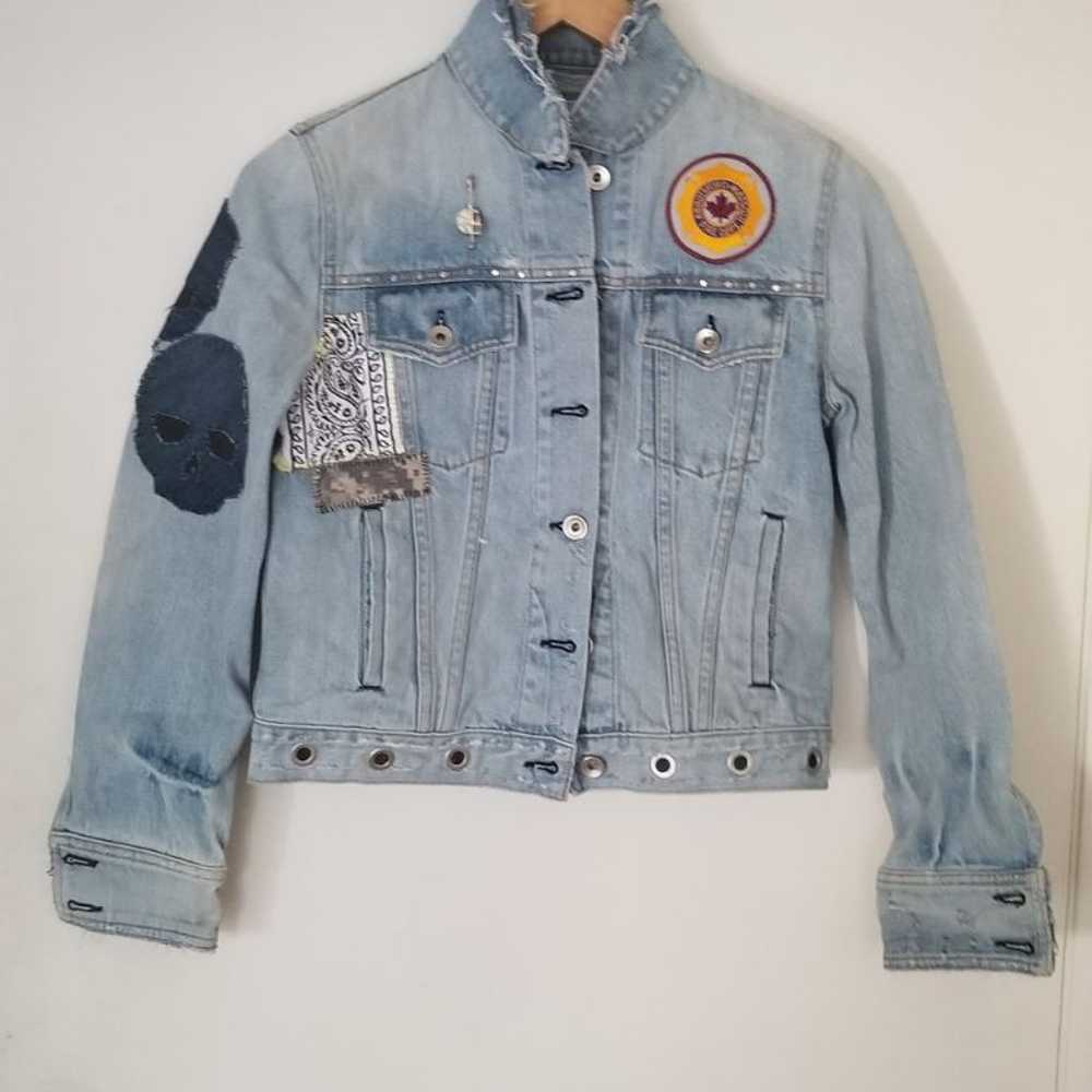 RAG & BONE customized denim jean jacket - image 8