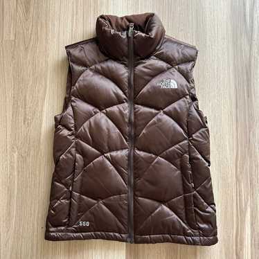 The North Face Brown Puffer Vest 550 - image 1