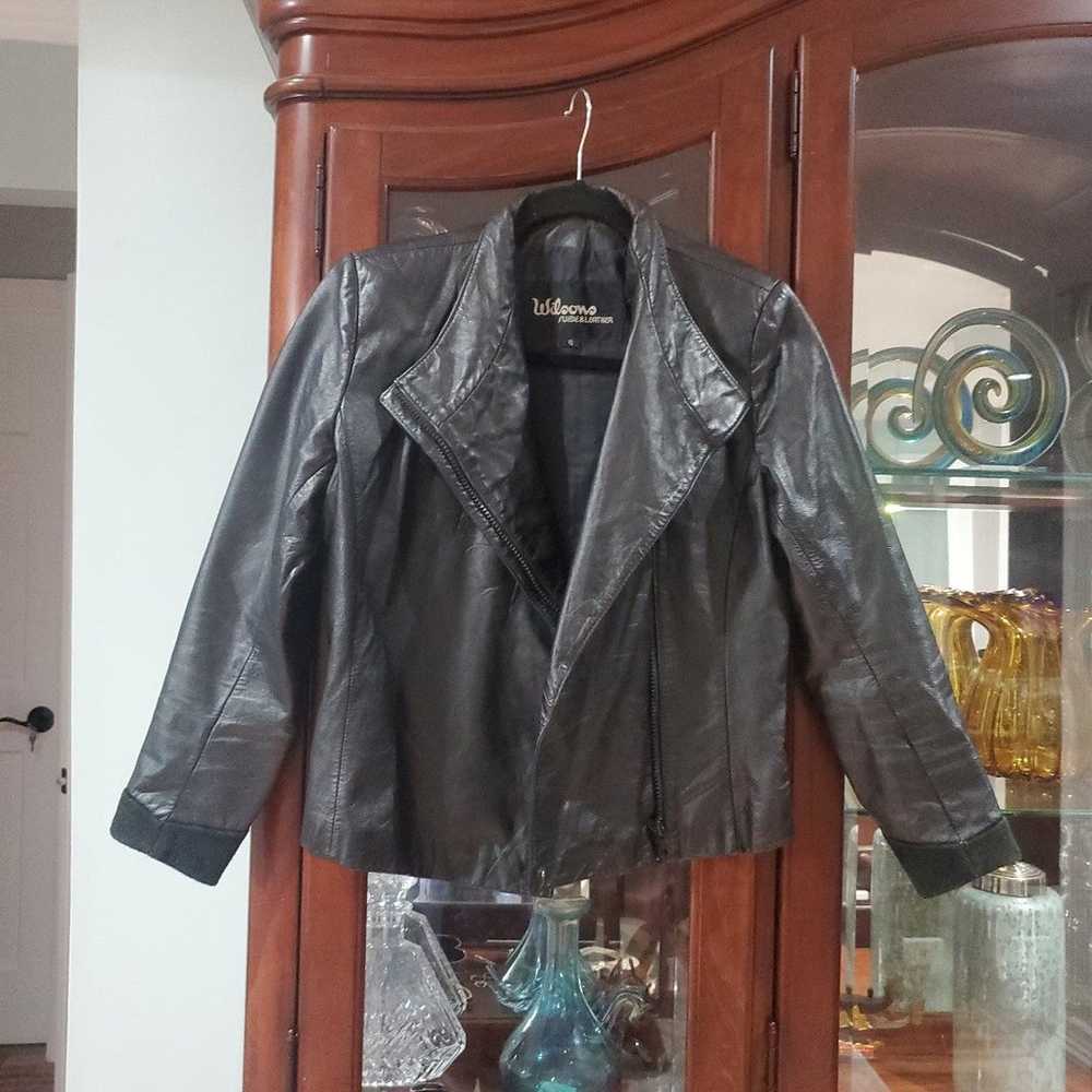 Wilson Genuine Leather Jacket black size 6 - image 1