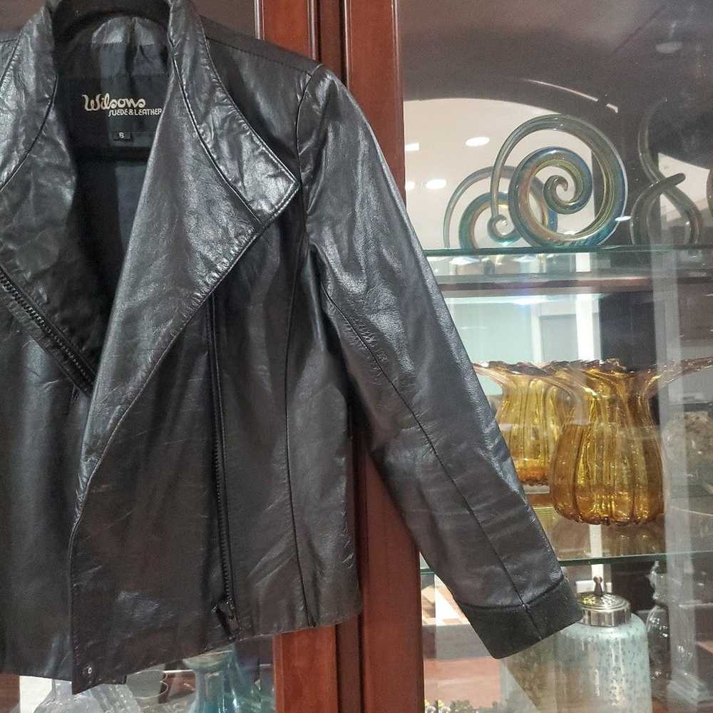 Wilson Genuine Leather Jacket black size 6 - image 2