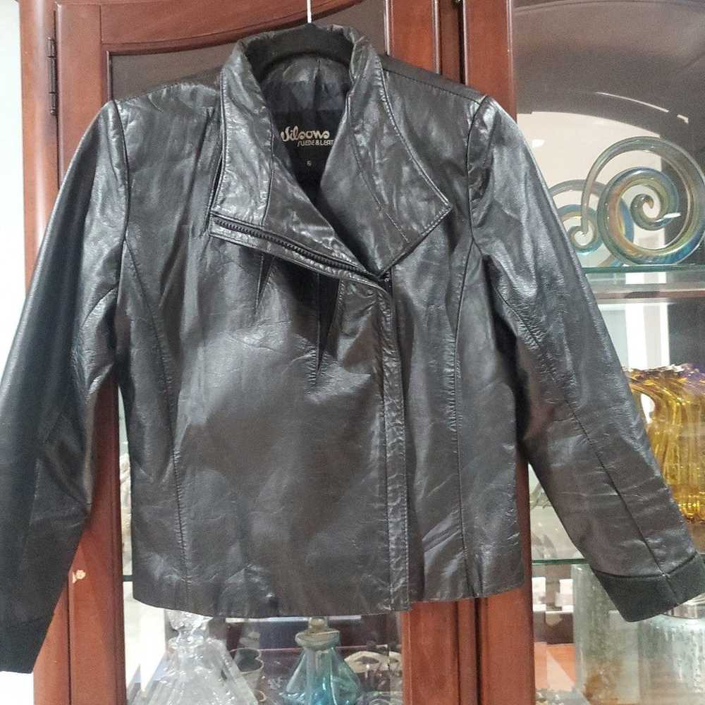 Wilson Genuine Leather Jacket black size 6 - image 6