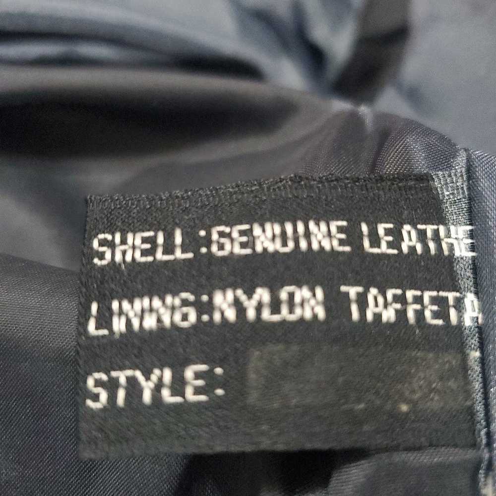 Wilson Genuine Leather Jacket black size 6 - image 9