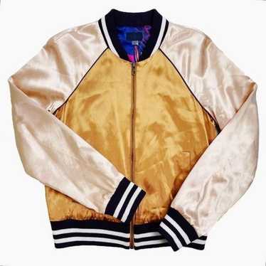 MOTHER The Letterman Zip Bomber Jacket Two Sides … - image 1