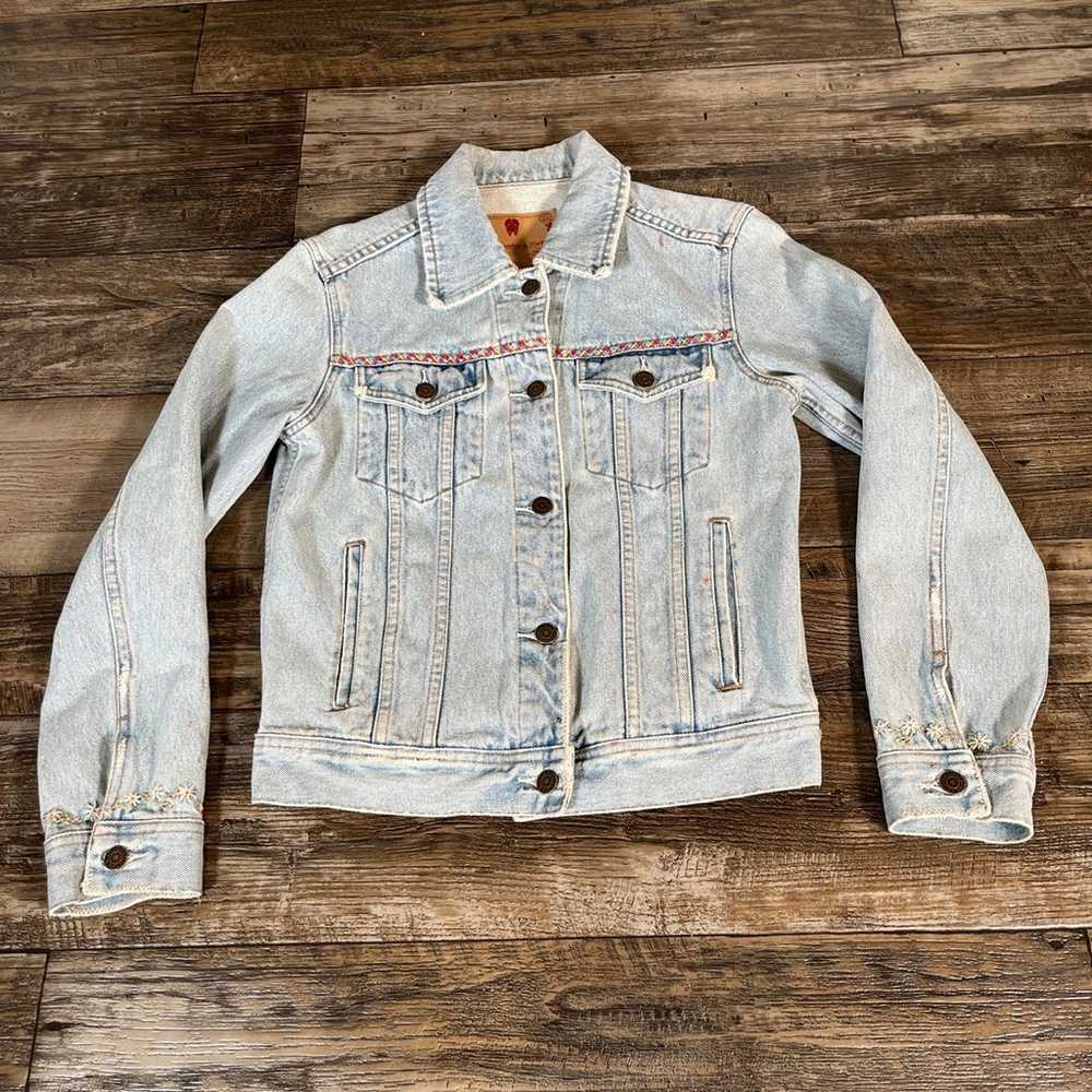 Vintage Denim Jacket Rory Gilmore, Size S - image 1