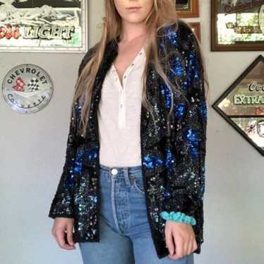 Vintage Beaded Jacket Duster