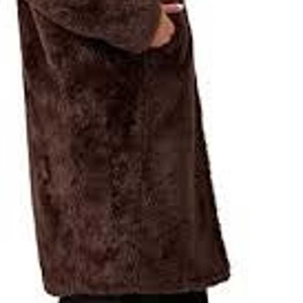 EUC- Sweet Baby Jamie Faux Fur Longline Coat - image 4