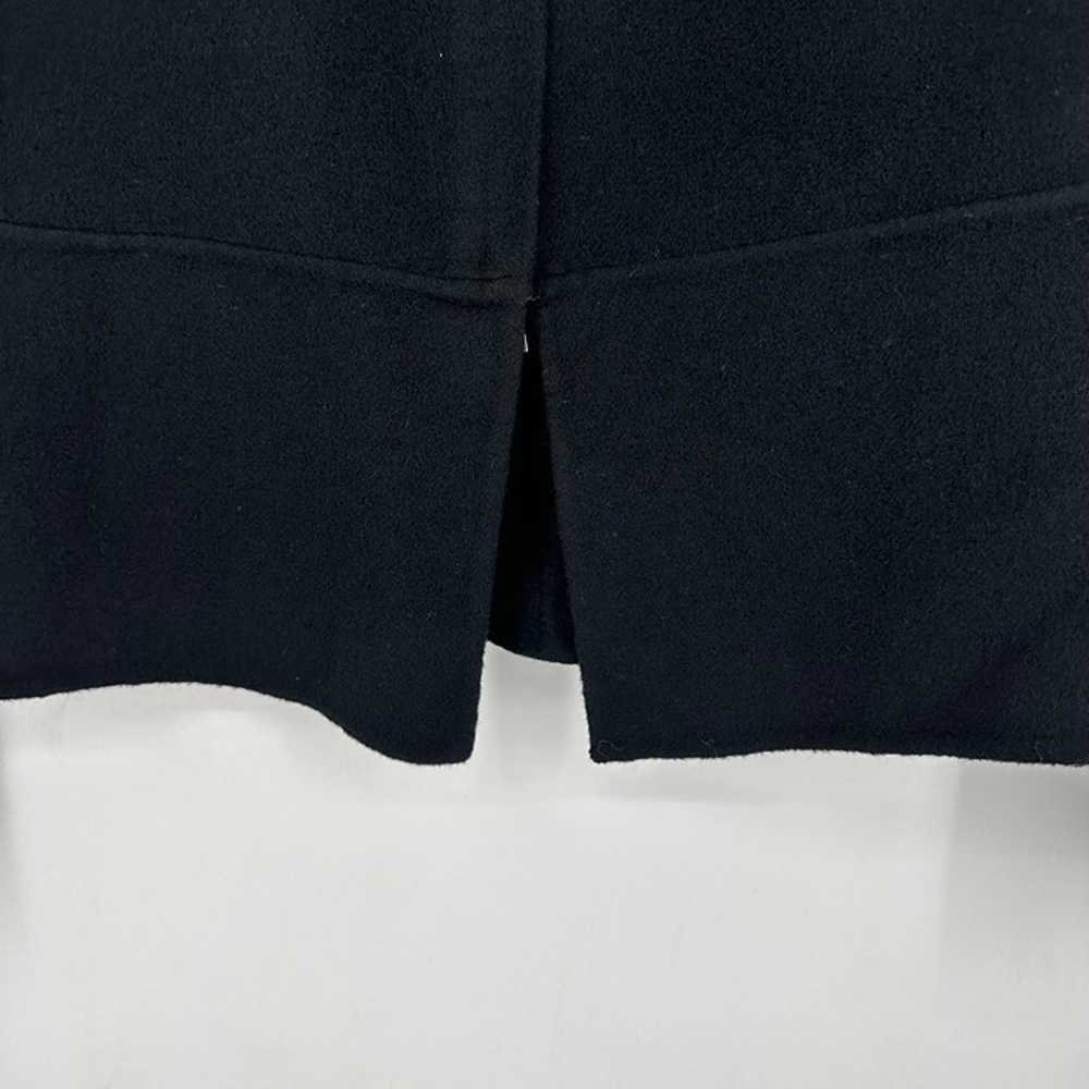 Vince Wool and Leather Jacket Black Size Medium - image 4