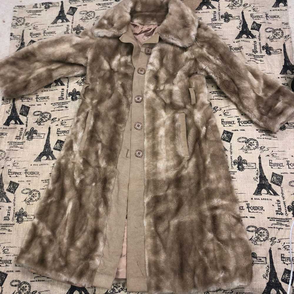 Furrage Tissavel France Vintage  Long Jacket - image 9