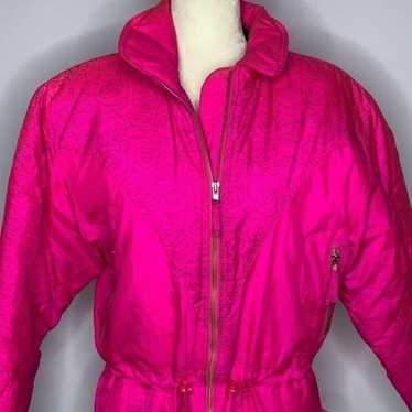 Vintage Edelweiss Ski Snow Jacket M Pink