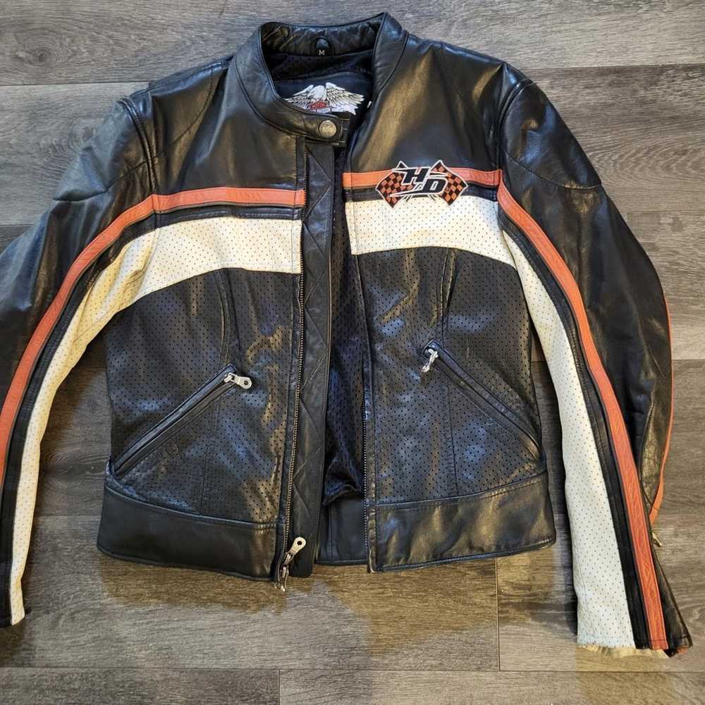 Professional leather Harley Davidson jacket - image 2