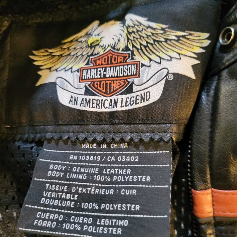 Professional leather Harley Davidson jacket - image 3