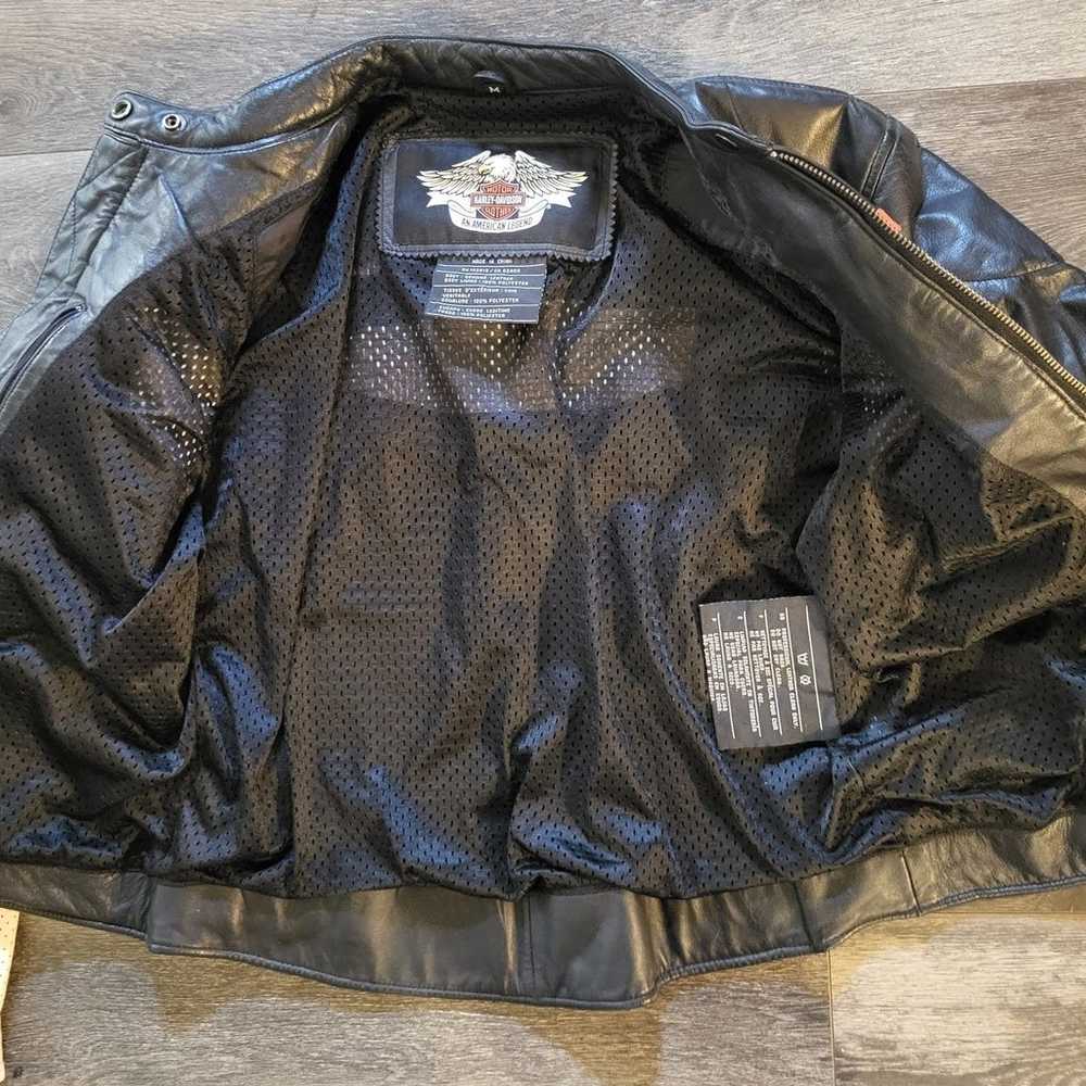 Professional leather Harley Davidson jacket - image 5