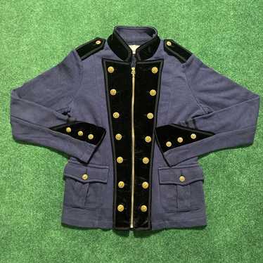 Vintage Womens Denim & Supply Navy-Blue Military … - image 1