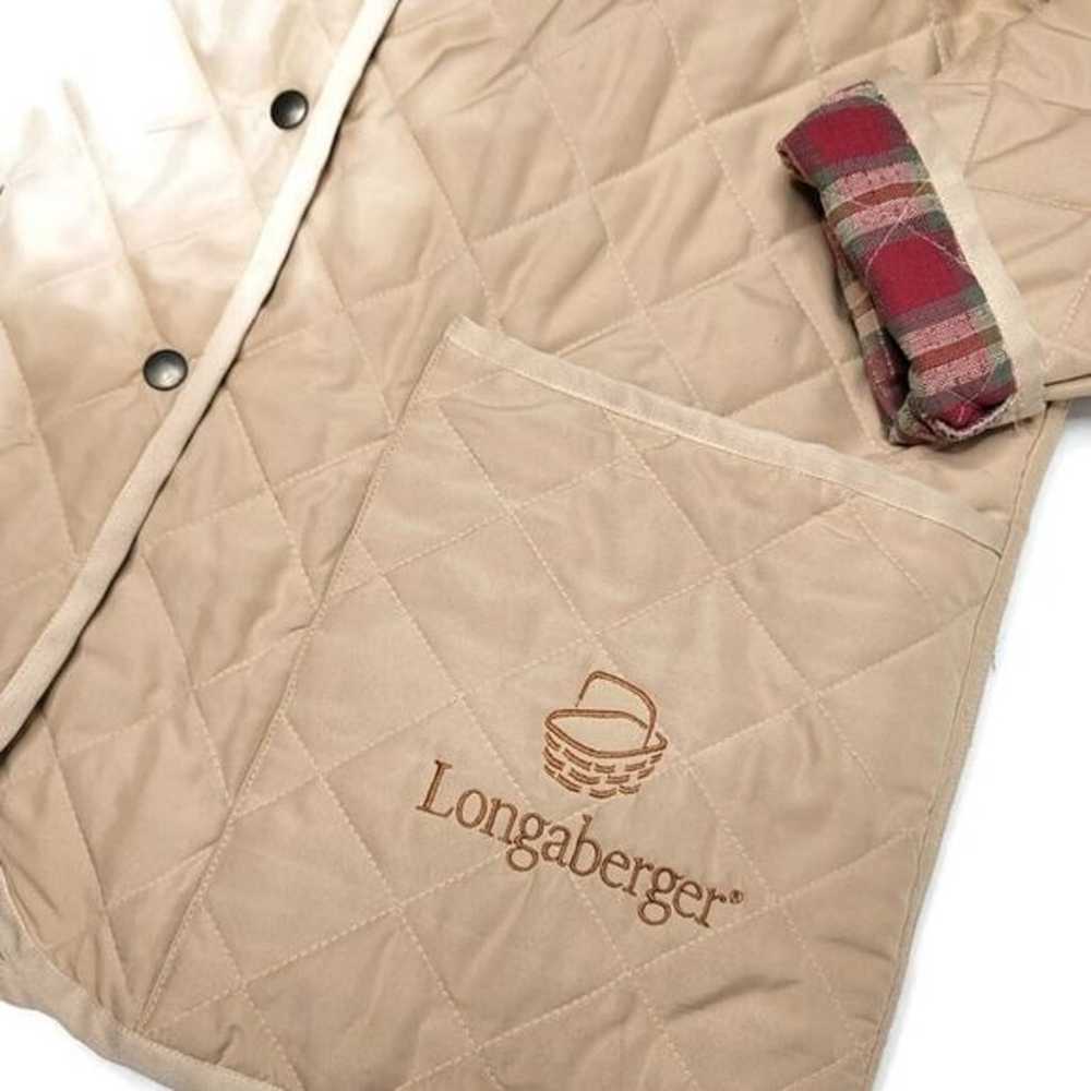 Longaberger homestead quilted plaid lined jacket … - image 3