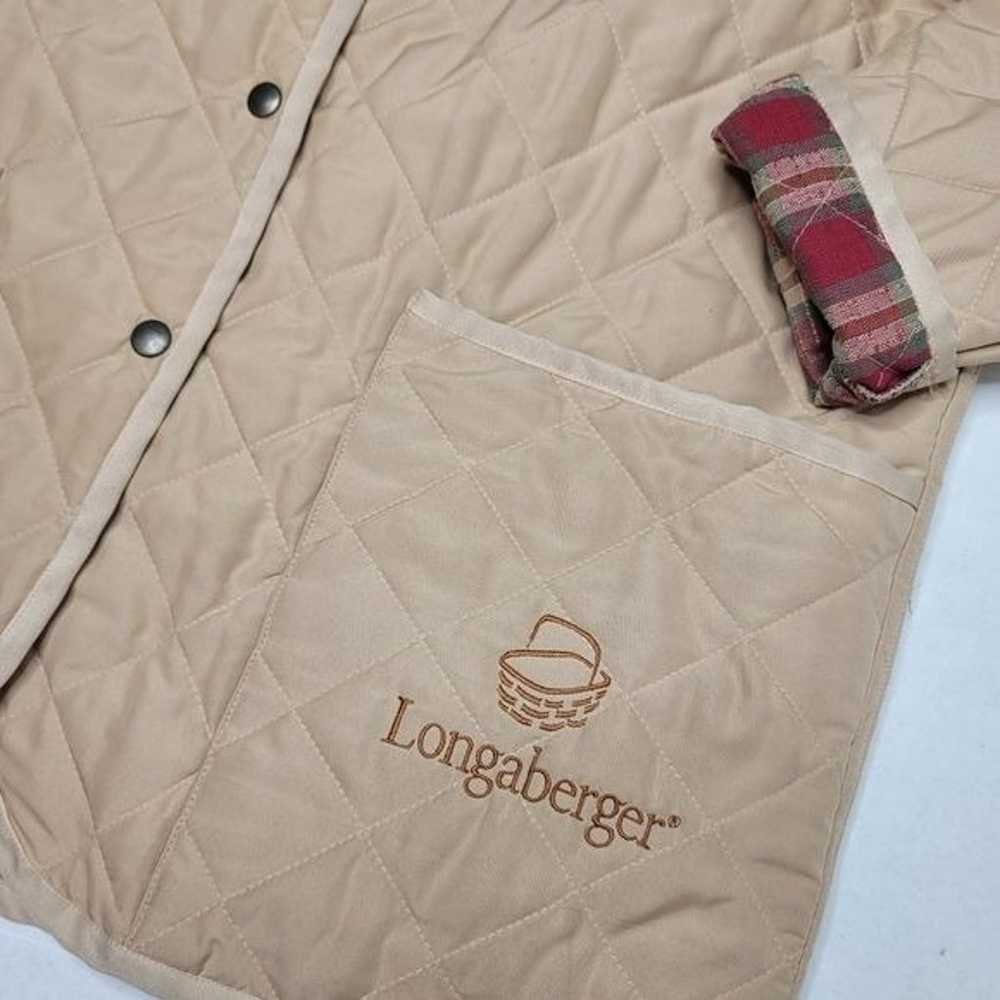 Longaberger homestead quilted plaid lined jacket … - image 5