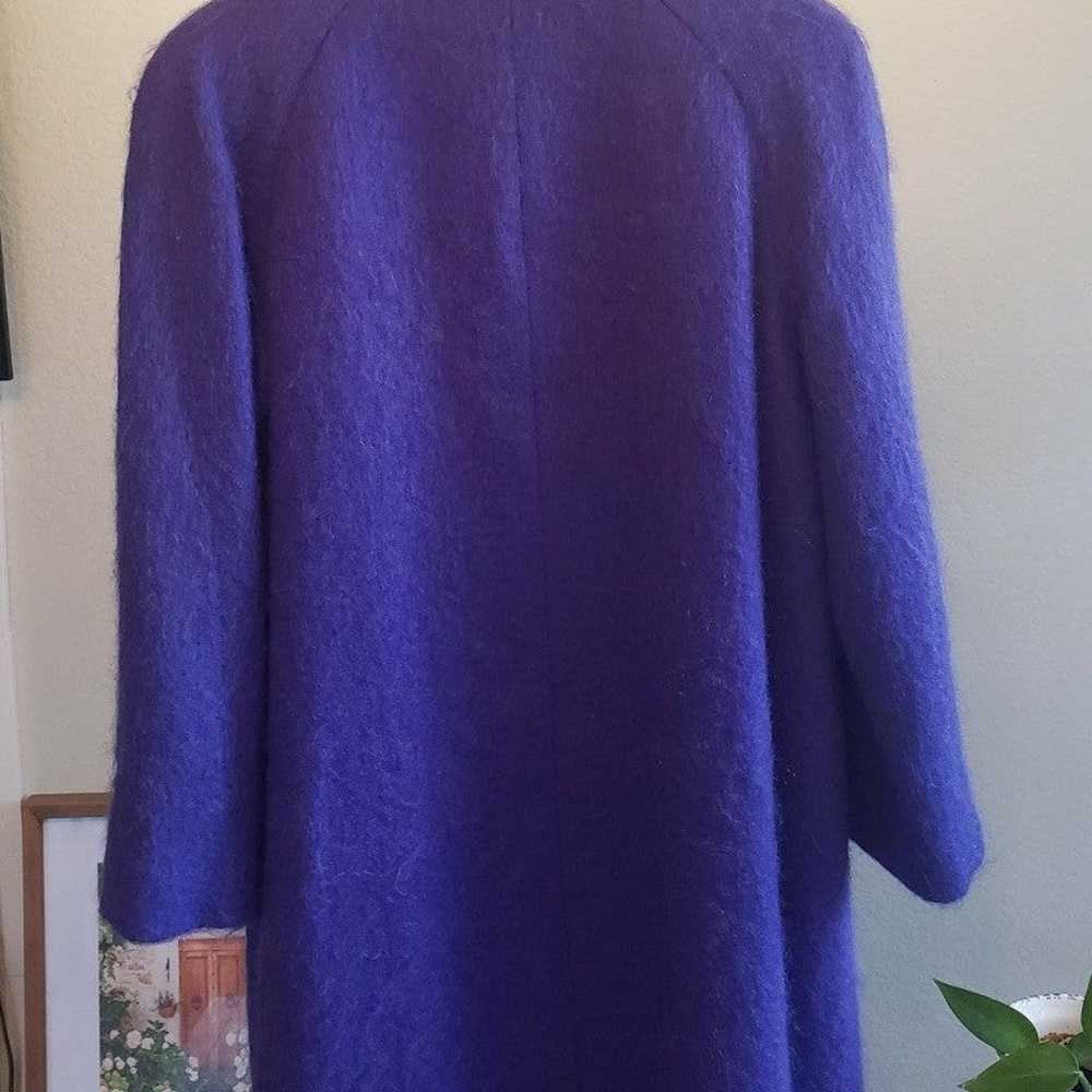 Mohair Wool Long Light Coat - image 7