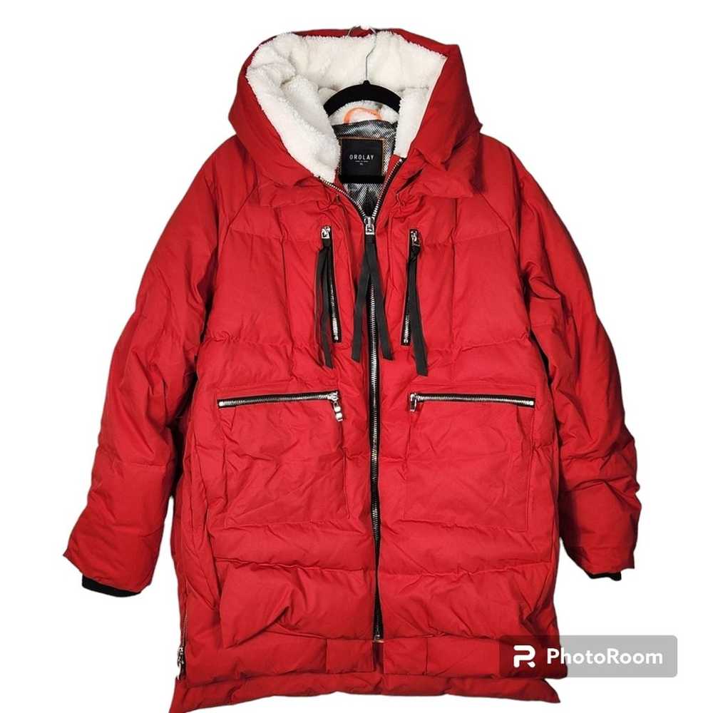 Orolay Red Thickened Down Jacket SZ XL - image 2