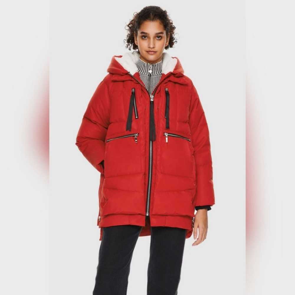 Orolay Red Thickened Down Jacket SZ XL - image 5