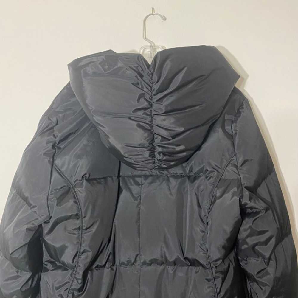 New Michael Kors Hooded Quilted Down Coat Black S… - image 4