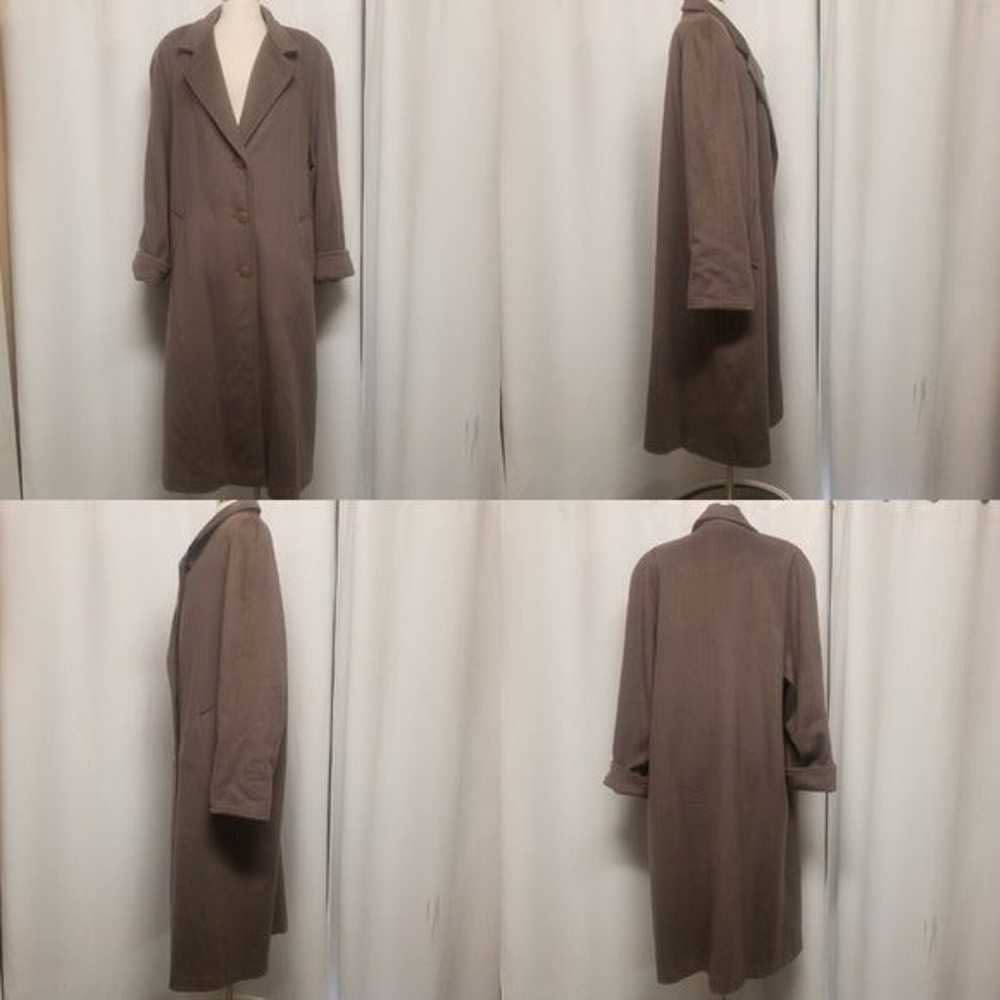 Vintage 60s Jofeld by Forstmann Trench  Over Coat… - image 2