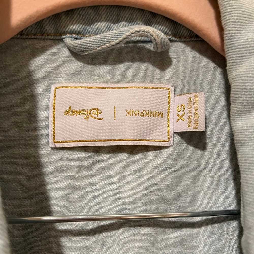 Mink pink Disney lumier jacket - image 3