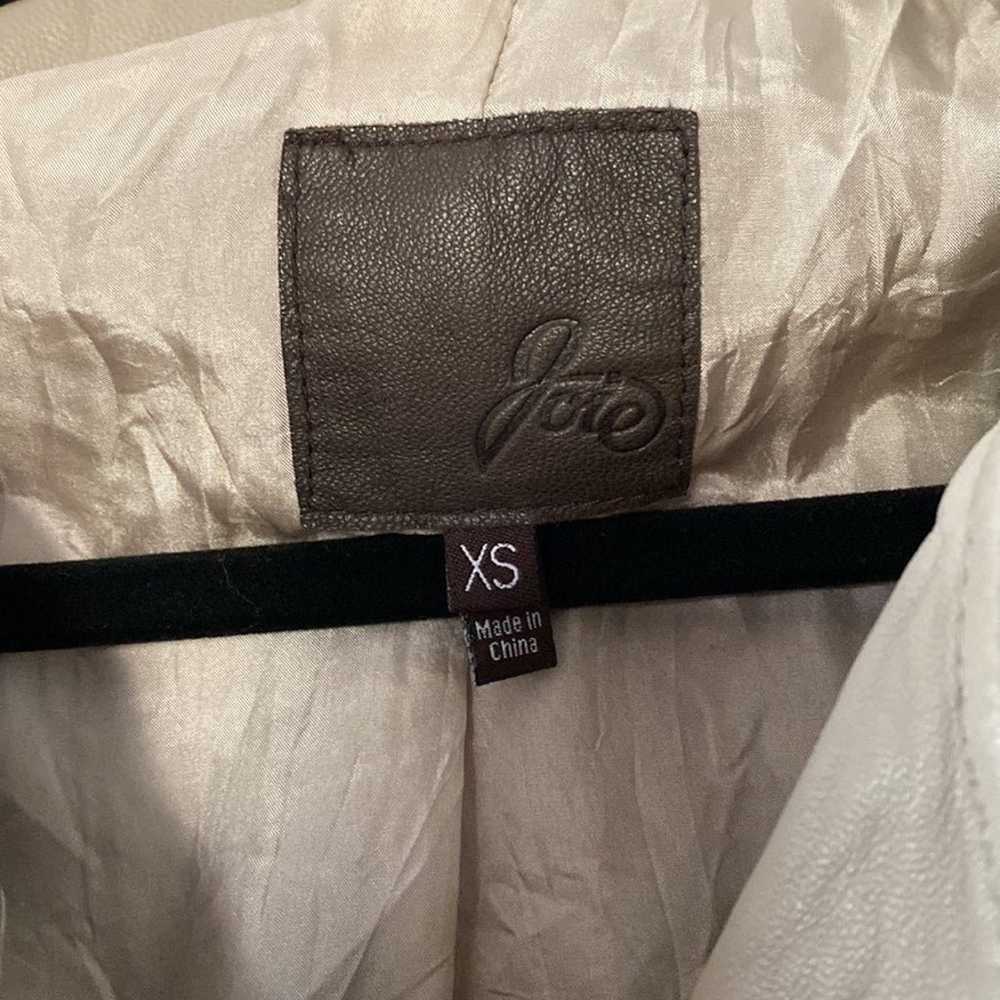 Joie leather jacket size XS - image 4