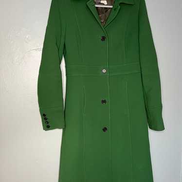 J.Crew Double Cloth made in Italy green coat - image 1