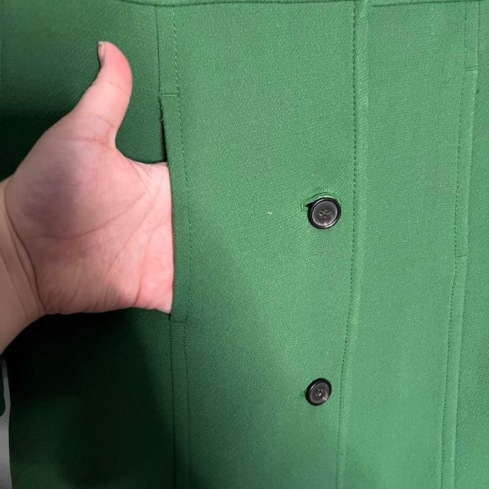 J.Crew Double Cloth made in Italy green coat - image 6
