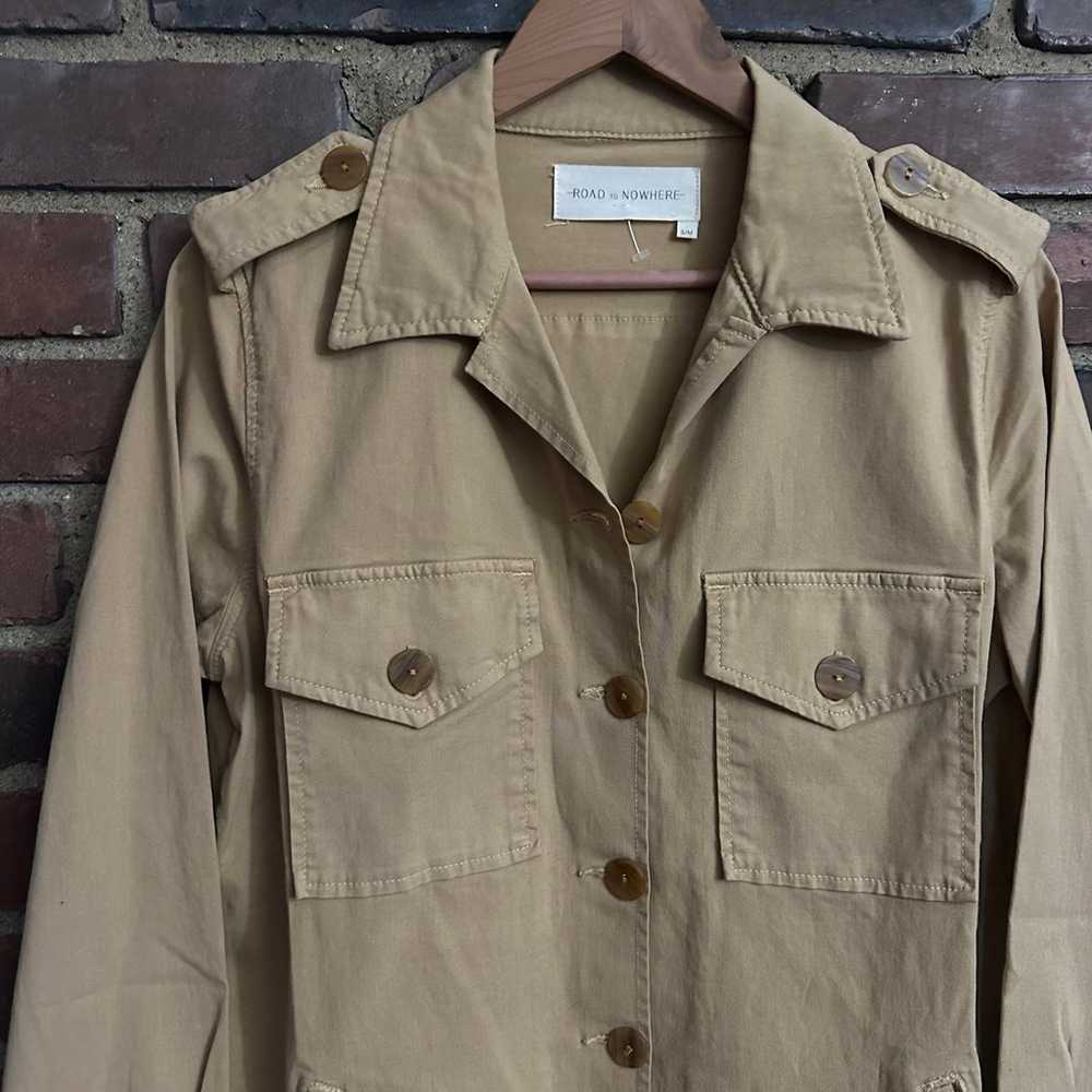 ROAD TO NOWHERE Utility Twill Jacket S/M -40 Ches… - image 1