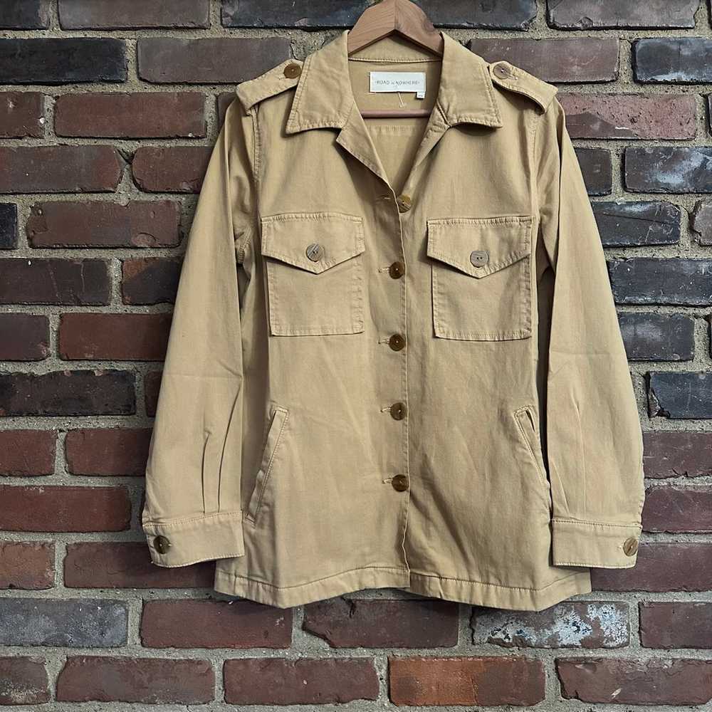 ROAD TO NOWHERE Utility Twill Jacket S/M -40 Ches… - image 2