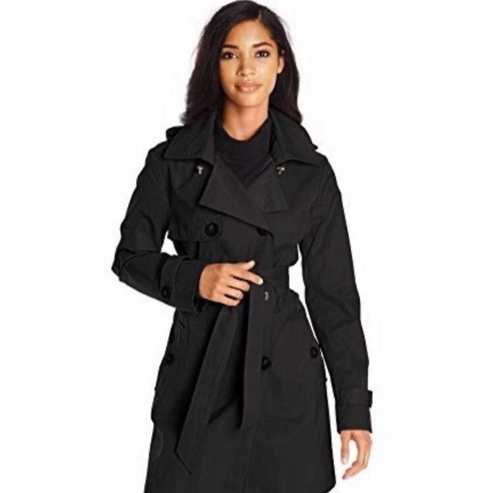 Ellen Tracy Double Breasted Trench Coat - image 1