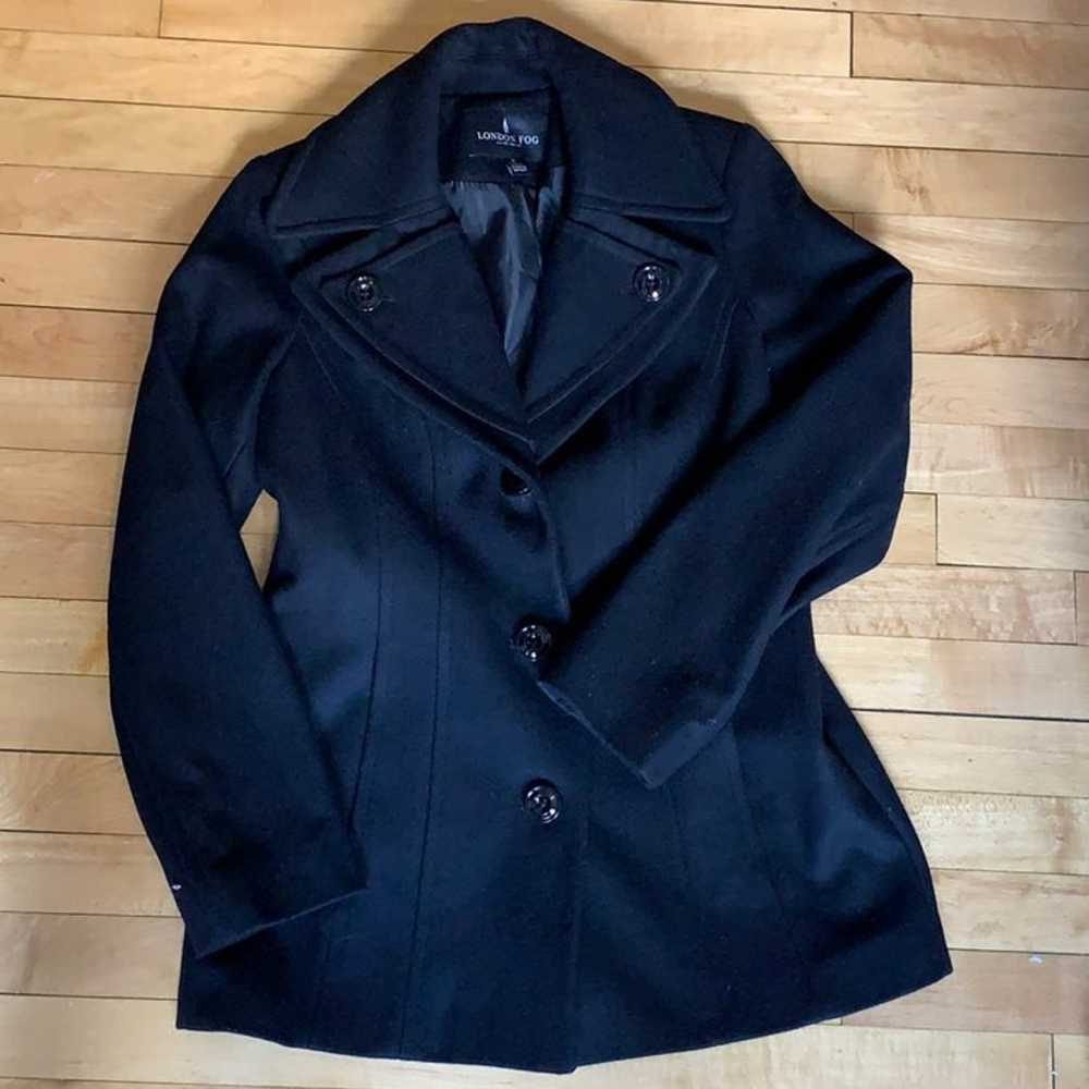 black pea coat - image 1