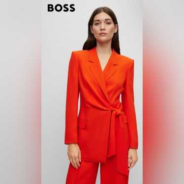 Boss Jawana Women’s Bright OrangeRed Long Length B